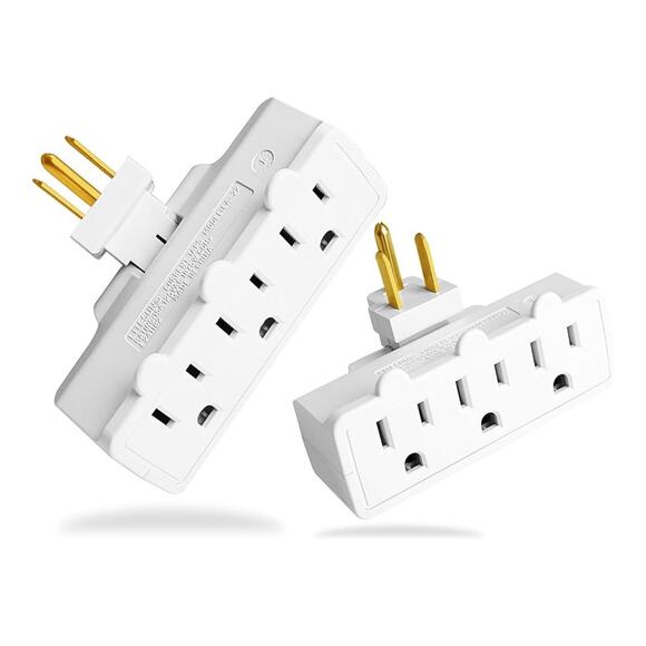 3 Outlet Swivel Wall Adapter - Picture 1 of 6